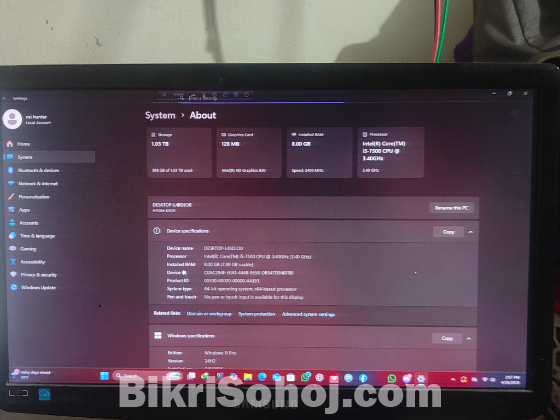 Intel I5-7gen